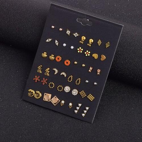 YADA Punk Punisher Skull&Lizard shape Earring Set For Women Crystal Statement Earring Jewelry Metal Wedding Earrings ER200198