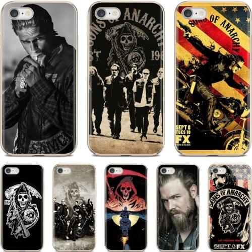 American TV Son of Anarchy Silicone Phone Case For Samsung Galaxy A10 A40 A50 A70 A3 A5 A7 A9 A8 A6 Plus 2018 2015 2016 2017