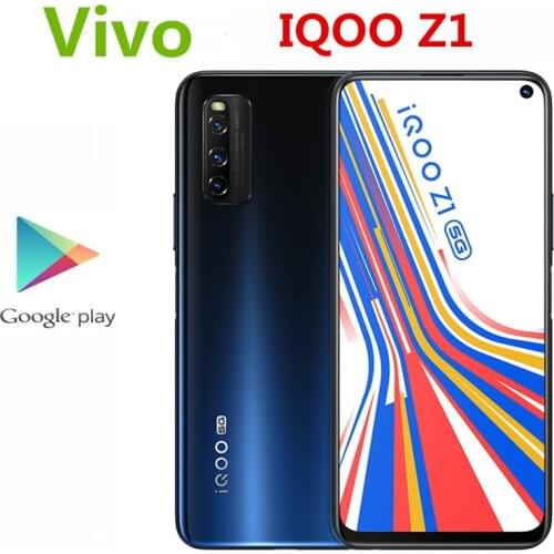 Original Vivo IQOO Z1 5G Mobile Phone 6.57" 144HZ Screen 48.0MP+16.0MP+8.0MP+2.0MP 8GB RAM 256GB ROM Mediatek 1000 Plus OTA OTG