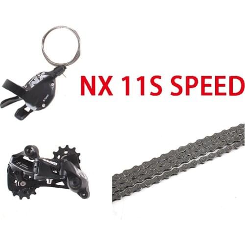 SRAM NX 11 Speed MTB Bike Groupset 1X11S 11S Right Shifter Lever Shifting Lever Trigger Rear Dearilleur Chain 114 Link