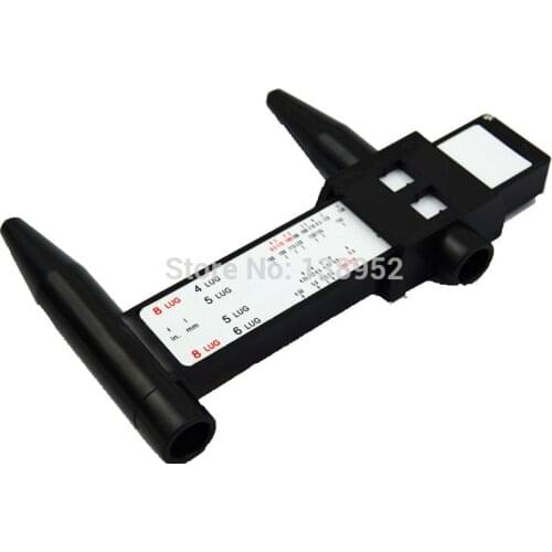 High quality PCD Ruler Hub Ruler 4 5 6 8 LUG Bolt Patterns Gauge PCD Caliper Measuring Tool Vehicle Auto Car Modification Tools