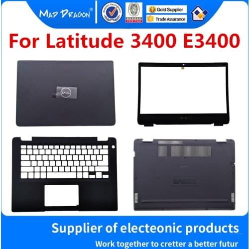 LCD Back Cover LCD Front Bezel PalmrestBase Lid Back For Dell Latitude 3400 0H02YK H02YK 0F66TD F66TD 0NFPP9 NFPP9 0T22K1 T22K1
