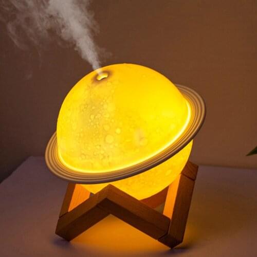 200ml Automatic power-off usb humidifier Planet Air Humidifier Moisturizer Household Ultrasonic Air Diffuser Mist Maker Fogger