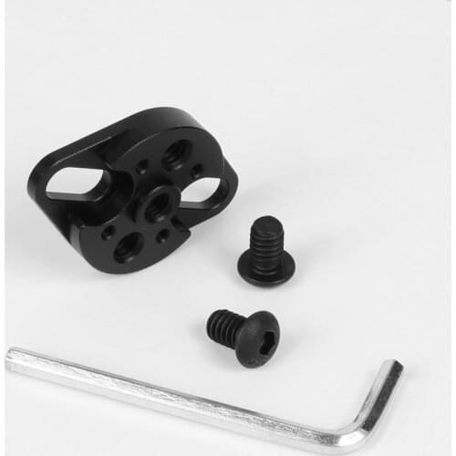 1/4" ARRI Type Rosette Adapter Mount fr Cheese Plate Armor Cage Film 4K Camera BMCC BMPCC Handle Tripod Accessories DIY Part