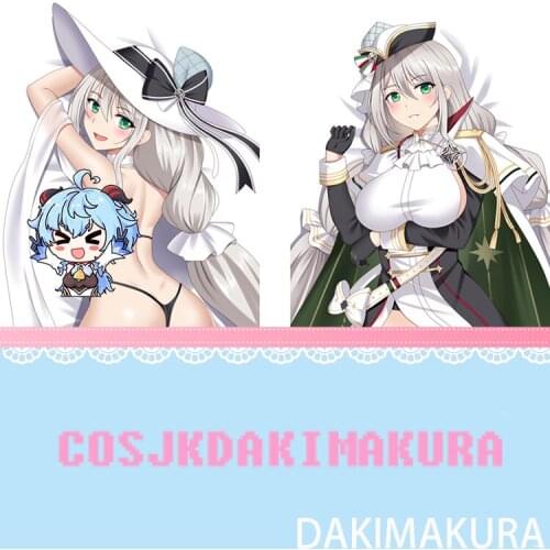 Anime Dakimakura Azur Lane Illustrious HD Print Pillowcase Body Hugging Pillow Cover Case Room Cushion Decorative Xmas Gifts