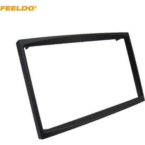 FEELDO Car Radio Audio 2DIN Panel Fascia Frame for Fiat Scudo CITROEN C2/C3 PEUGEOT (207/307) ProAce Plate Dash Mount Kit