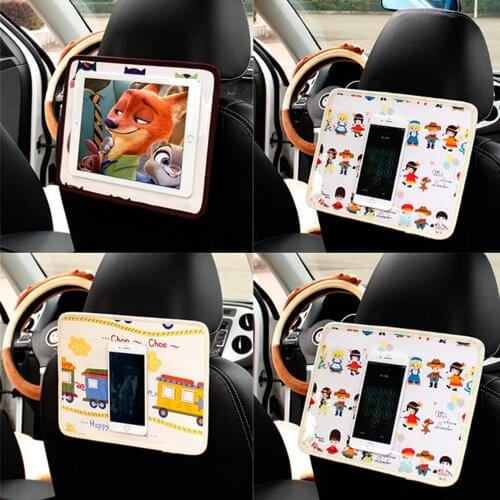 Car Organizer Hanging Storage Pockets Car Phone Holder Tablet Stand Car Styling Seat Phone Pouch Storage Holder Auto Accessories