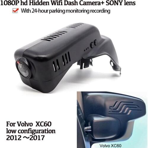 Car DVR Wifi Video Recorder Dash Cam Camera For Volvo XC60 low configuration 2012 ~2017 Night vision high quality hd 1080p