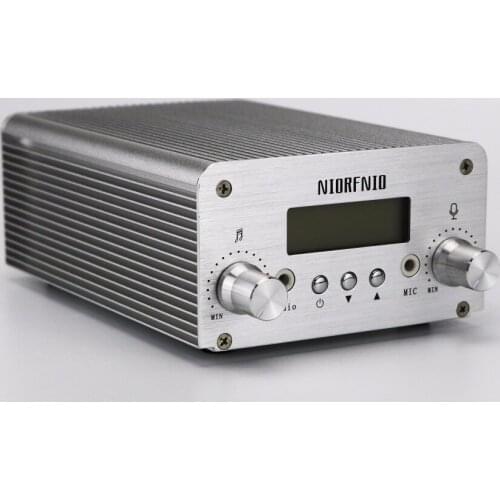 Free Shipping Manufactory Price NIO-T6A 1W/6W Professional Transmissor FM PLL For Radio Broadcasting