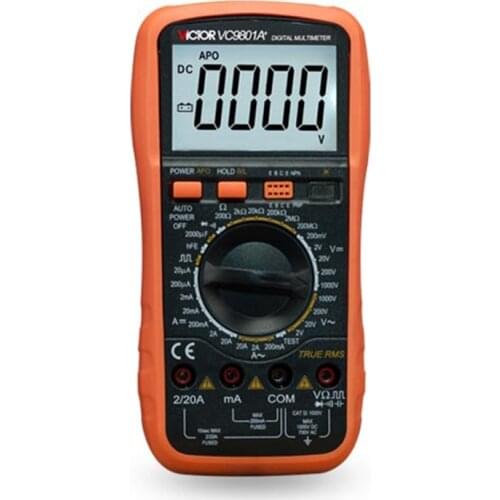 Original VICTOR Auto Range LCD Digital Multimeter DMM AC DC Ammeter Voltmeter Ohmmeter Voltage Resistance Capacitance Meter