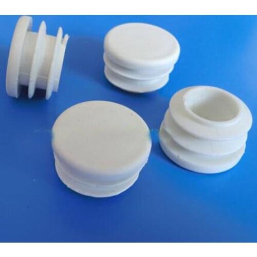 Diameter 16 19 22 25 32 38 50mm White Tube Plug Circular Pipe Plastic Plug Cap Cover Fittings 20pcs