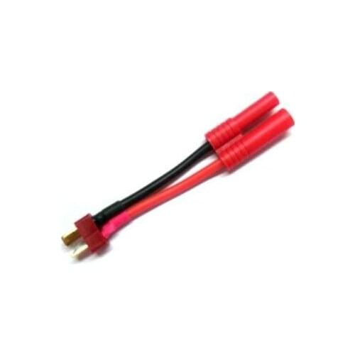 FEMALE HXT 4mm TO MALE DEANS BATTERY ADAPTER CONNECTOR 16awg WIRE
