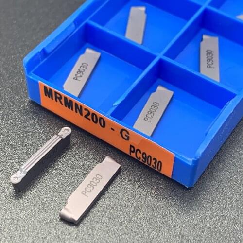 10PCS MRMN200-G PC9030 slotting and cutting tool 5mm CNC tool metal turning tools carbide cutting tool