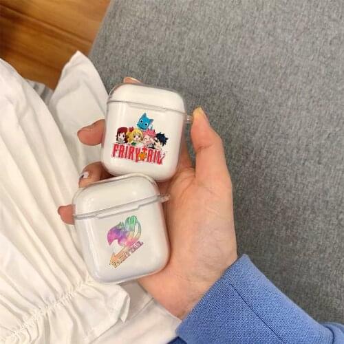 Fashion Cartoon Manga Fairy Tail TPU silicone Airpod Case For Airpods 2 Airpods1 Airpods pro 3 TPU cover