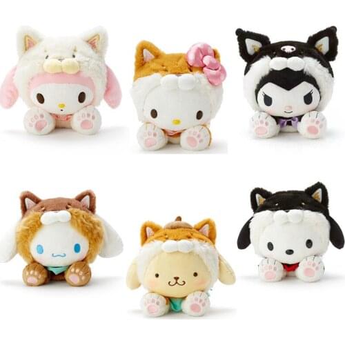 New Kawaii Anime Cos Akita Dog Plush Kids Stuffed Toys For Children Gifts 28CM