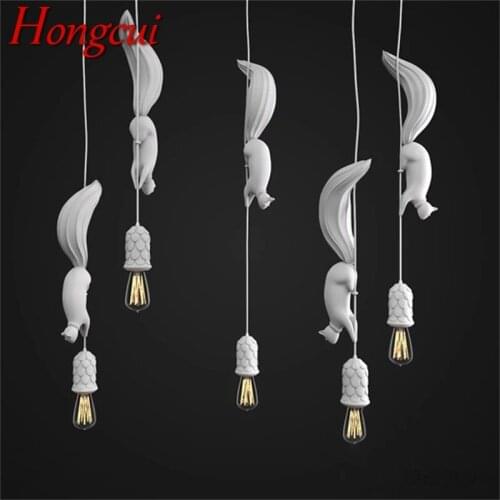 Hongcui Pendant Lights Contemporary Creative Cartoon Mouse Shape Decorative For Home Dinning Room