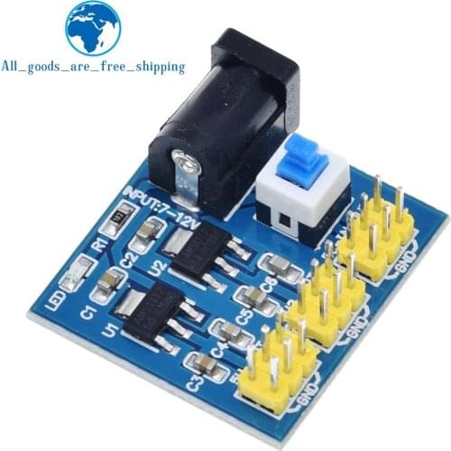 TZT DC-DC 12V To 3.3V 5V Buck Step down Power Supply Module For Arduino