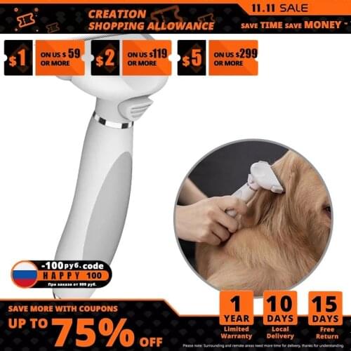 Xiaomi Pawbby Pet Hair Removal Comb Cat Dog Hair Brush Pets Trimmer Combs Clipper Cats Grooming Tool for Dogs