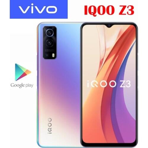 Official Original New VIVO IQOO Z3 5G Smartphone Snapdragon768G 6.58inch Android 11 OS 4400Mah 55W Fast Charge 64.0MP Camera NFC