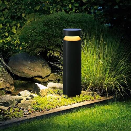 Modern landscape light bollard light outdoor led round bollard light