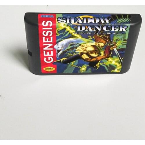 Shadow Dancer The Secret Of Shinobi - 16 Bit MD Game Card for Sega Megadrive Genesis Video Game Console Cartridge