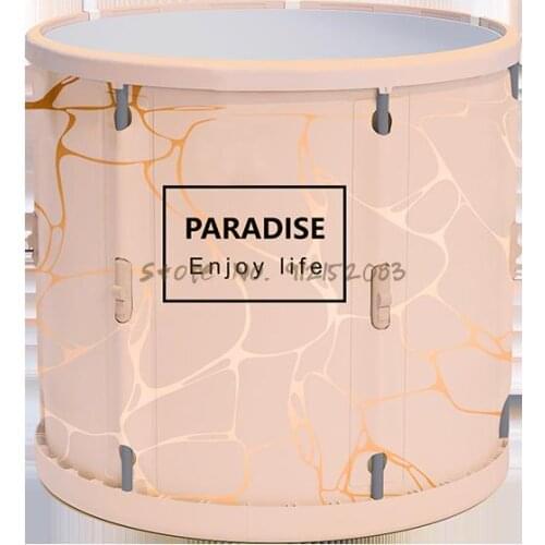 Bath Bucket Adult Foldable Bath Bucket Household Full Body Bath Bucket Thickened Bidet Second Installation Of Thermal Insulation