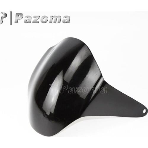 Black Fiberglass Motorcycle Rear Fender Mudguard For ZUMA 125 MAJESTY CYGNUS & Other 125cc 150cc With Double Shock Absorber