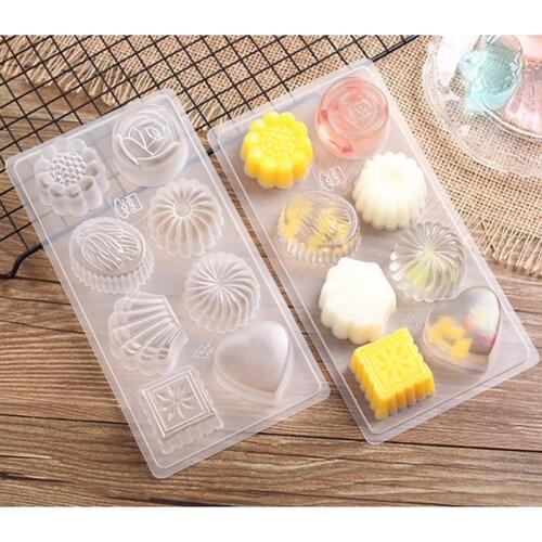 Jelly Silicone Mold Non-Stick Flower Shape Chocolate Mold Reusable Baking Mold Mould Fondant Cake Decorating Tool
