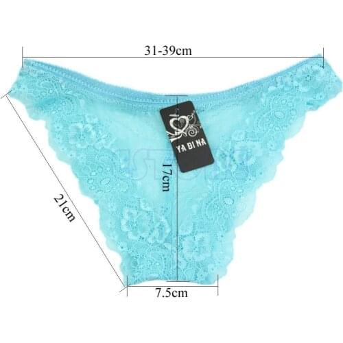 Women Underwear Panties Briefs Bikini Knickers Lingerie Thongs G-string V-string Random Colors