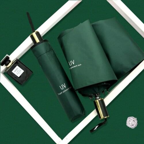 Black Glue Flood Prevention Anti-UV 3 fold Rainbow Umbrella Gift Mini Umbrella Sombrillas Uv Con Proteccion Solar