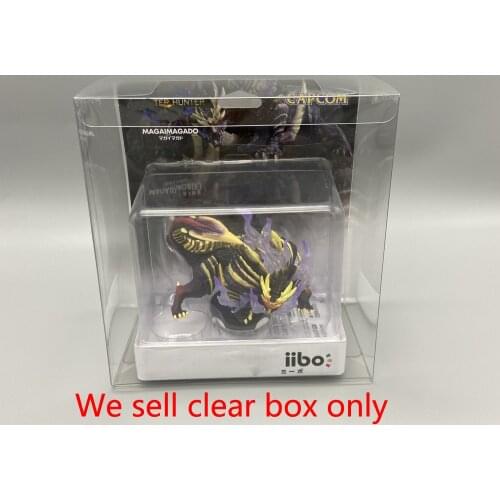 10 PCS Transparent PET display box Collection Storage box for N-S for Switch Monster Hunter Rise Amiibo Game Protection box