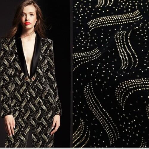 114 cm bronze silk velvet fabric dinner stage dress cheongsam diy silk fabric meter bronzed fabric wholesale silk cloth