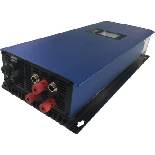 2000W grid tie inverter LCD Pure Sine Wave Dump Load resistor wind for 3 phase AC wind turbine generator