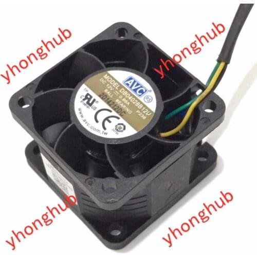 AVC DB04028B12U P236 Server Cooling Fan DC 12V 0.66A 40x40x28mm