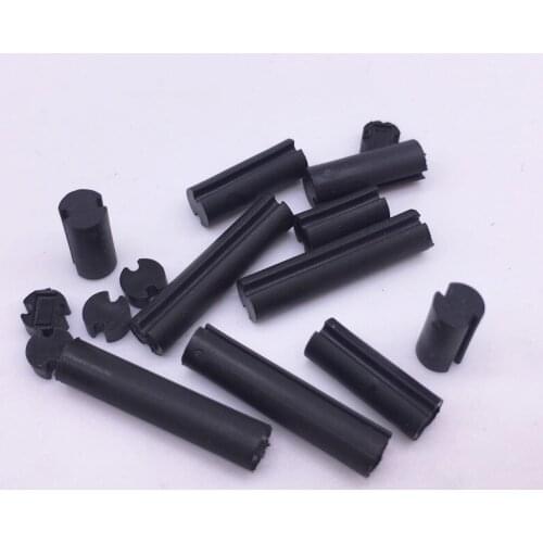 4x9 LED Spacer Support Hood PCB Board Mount Hardware Double Slot Black Pack 1000