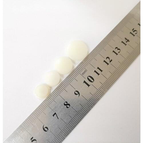 5000pcs plastic button white buckles parts accessories fit for DIY croc sandals shoes shoe Charms 8/10/12/15mm