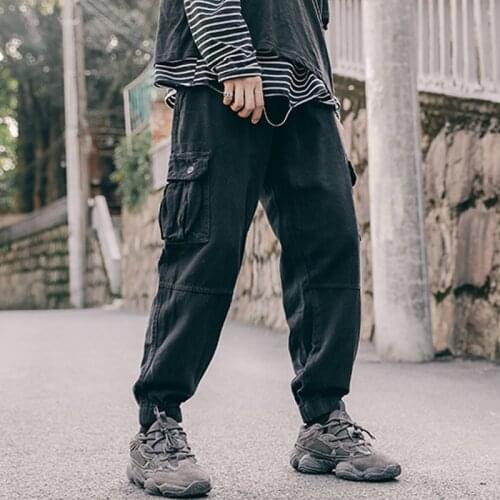 New Cargo Pants Men 2021 Hip Hop Streetwear Jogger Pant Fashion Trousers Multi-Pocket Casual Joggers Sweatpants Men Pants M-5XL