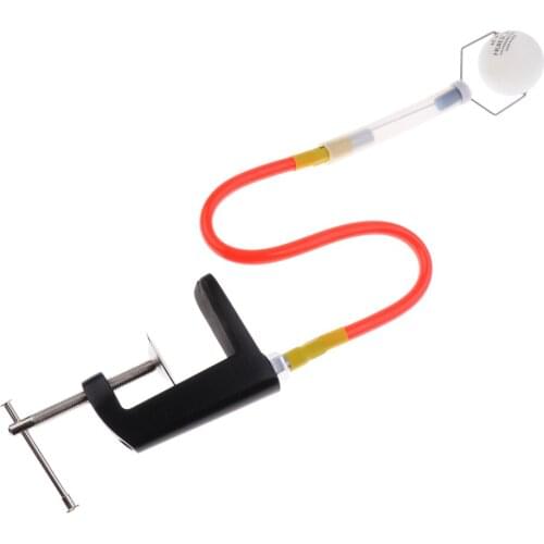 Fixed Clamp Base Table Tennis Training Aid Robot Pong Machine Trainer For Stroking Action Exercise - Flexible and