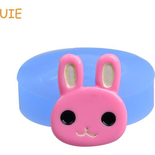 DYL293U 24.5mm Cute Rabbit Mold - Animal Silicone Mold - Sugarcraft Fondant, Chocolate Mold, Resin Clay Mold