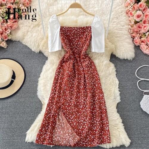 HANGCODE Long Sleeve Summer Dresses