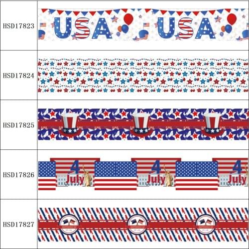 HSDRibbon free shipping 3" 75mm heat transfer printed hsd-design series Grosgrain Ribbon 50Yards/Roll