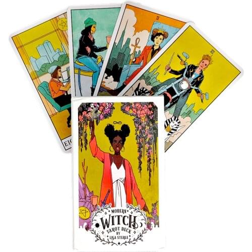 The Modern Witch Tarot Magical Fate Divination Tarot Cards Full English Version Board Game Family Party Birthday Present