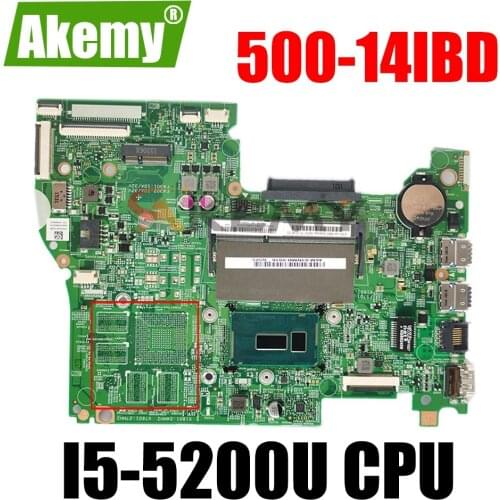 LT41 MB 14217-1M Laotop motherboard for Lenovo YOGA 500-14IBD FLEX3-1470 (14 inch) original mainboard I5-5200U GM