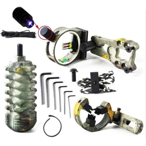 Archery Hunting Bow Accessories Crossbow Combo Sight Kit Bow Rest Arrow Stabilizer Compound Bow String Wax Arrows for Bow