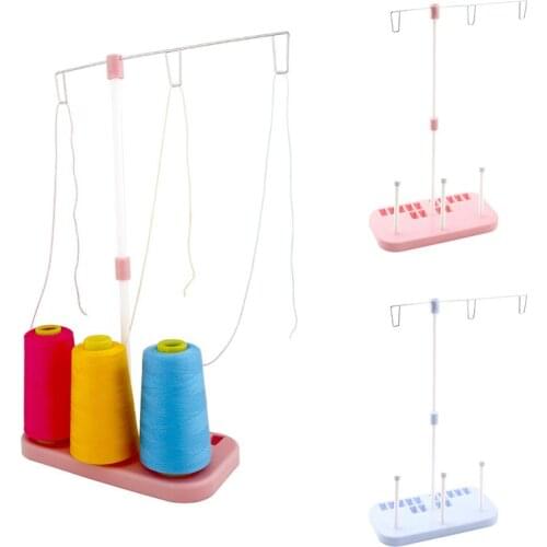Thread 3 Spool Holder Stand Rack Sew Quilting for Home Sewing Machine Embroidery Thread Organizer Tools Accessories