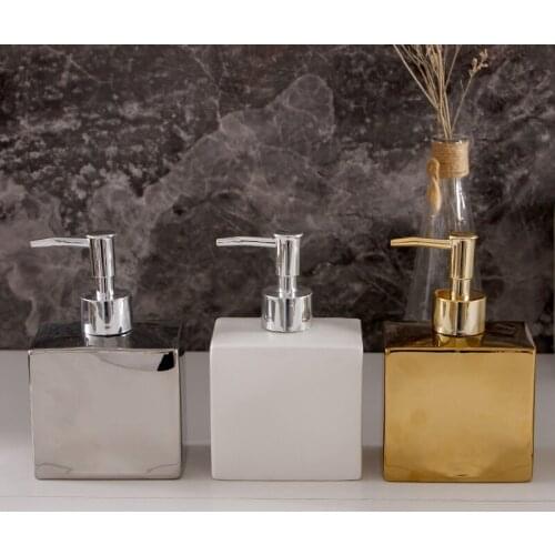 Simple solid color bathroom soap bottle bathroom shower gel hand soap facial cleanser shampoo water bottle bathroom storage