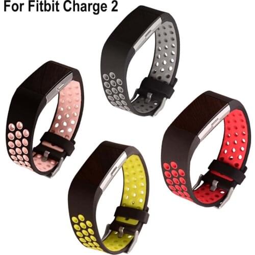 Replacement Soft Silicone Sport Band Strap For Fitbit Charge 2 Watchband Wristband Accessories
