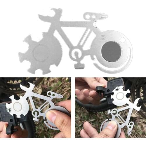 4CM/ 5CM/ 6CM/ 7CM/ 8.5CM Outdoor Multi-purpose Bicycle Repair Wrench Mountain Bike Repair Tool Card Camping Tool w/can opener