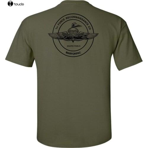 Usmc United States Marine Corps Recon - 1St Force Reconnaissance Company Newest 2019 Men Fashion O-Neck Brand MenS Tee Shirt
