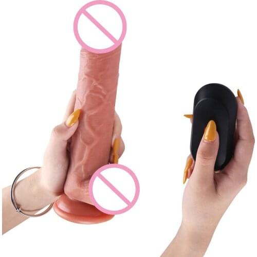 Vibration Dildo for Women 2021 New Electric G Spot Stimulation Massager Remote Control Squirting Penis Ms Masturbator Sex Toys